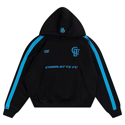 Unisex Live Breathe Futbol  Black Charlotte FC Rossi Hoodie