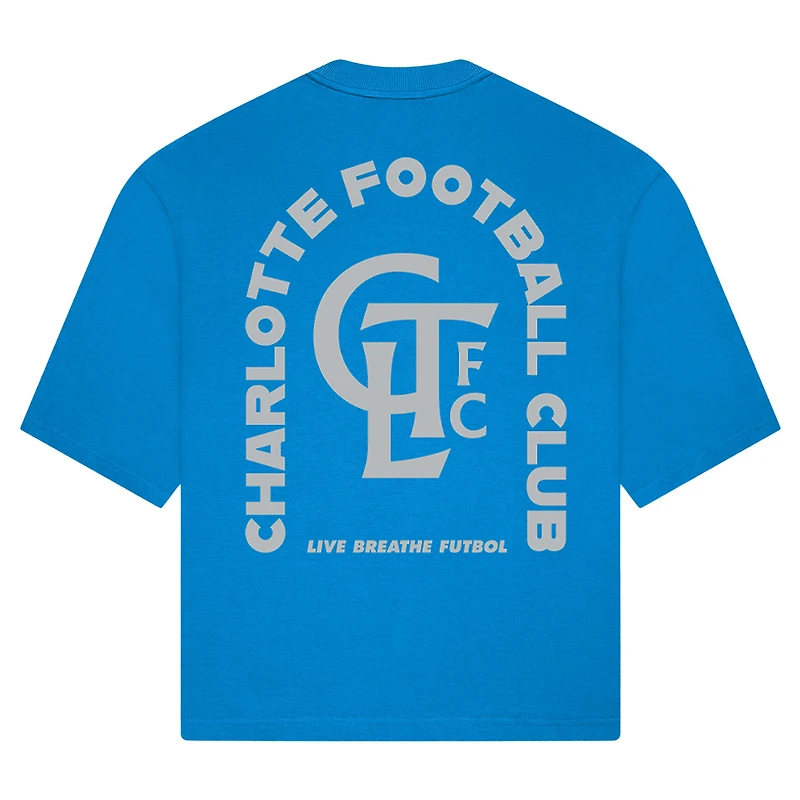 Unisex Live Breathe Futbol  Light Blue Charlotte FC Tunnel T-Shirt