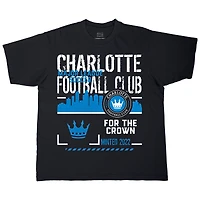 Unisex Stadium Essentials  Black Charlotte FC Hideout Urban T-Shirt