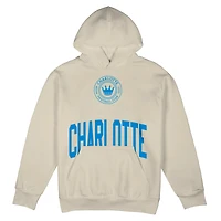 Unisex Stadium Essentials  Sand Charlotte FC Surrender Hoodie