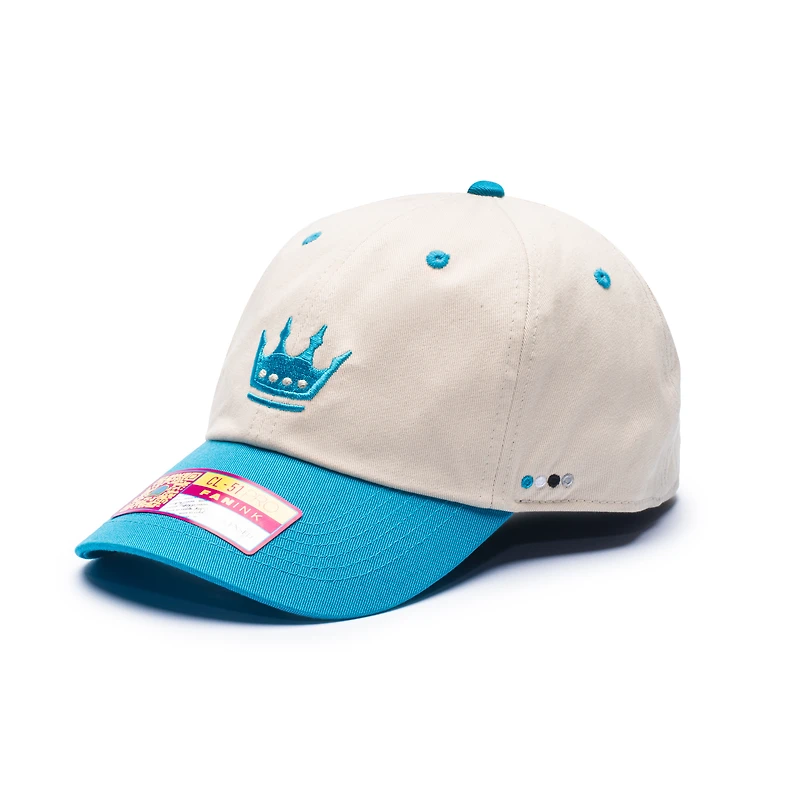 Unisex Tan/Blue Charlotte FC Ocean Drive Adjustable Hat