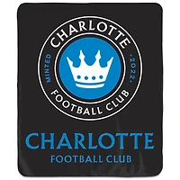 WinCraft Charlotte FC 50" x 60" Ultra Fleece Blanket