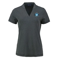 Haut extensible Charlotte FC Forge Heather Blade pour femme Cutter & Buck Black