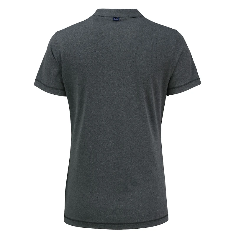 Women's Cutter & Buck Heather Black Charlotte FC Forge Stretch Blade Top