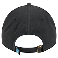 Casquette ajustable Charlotte FC Script 9TWENTY noire New Era pour femme