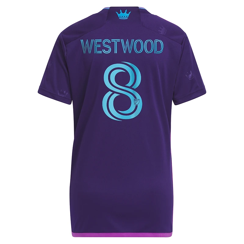 Réplique de maillot adidas Ashley Westwood Charlotte FC 2023 Crown Jewel Kit pour femme