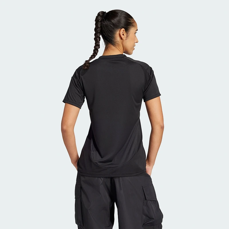 Maillot réplique du kit Charlotte FC 2025 Fortress noir adidas pour femme