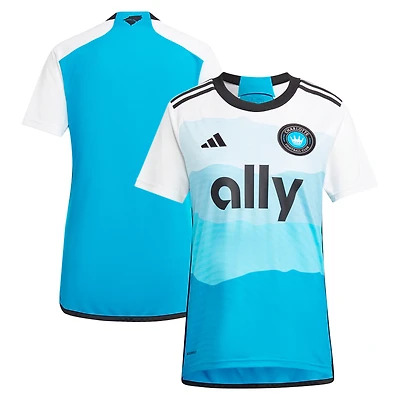 Women's adidas  Blue Charlotte FC 2024 The Carolina Kit: Explore Replica Jersey