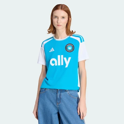 Women's adidas Blue Charlotte FC 2026 Carolina Kit: Crowns Up Replica Jersey