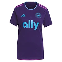 Women's adidas Brandt Bronico Purple Charlotte FC 2023 Crown Jewel Kit Replica Jersey