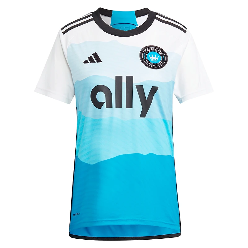Women's adidas Kerwin Vargas Blue Charlotte FC 2024 The Carolina Kit: Explore Replica Player Jersey
