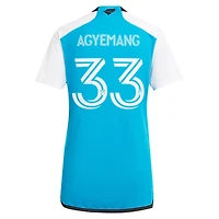 Women's adidas Patrick Agyemang Blue Charlotte FC 2024 The Carolina Kit: Explore Replica Player Jersey