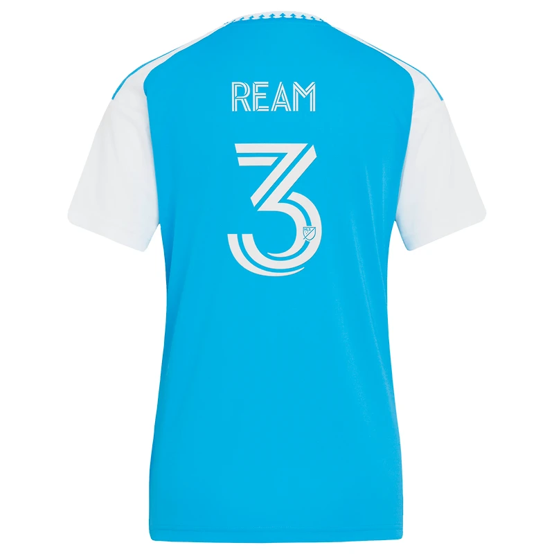 Women's adidas Tim Ream Blue Charlotte FC 2026 Carolina Kit: Crowns Up Replica Jersey