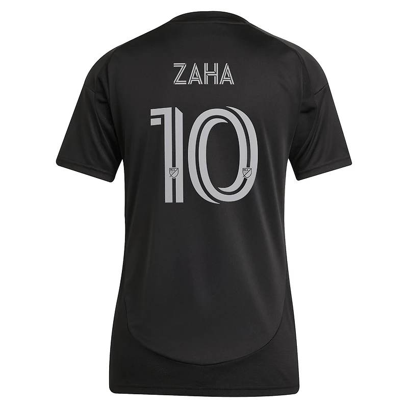 Women's adidas Wilfried Zaha Black Charlotte FC 2025 Fortress Kit Replica Player Jersey