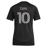 Women's adidas Wilfried Zaha Black Charlotte FC 2025 Fortress Kit Replica Player Jersey