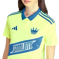 Women's adidas Yellow Charlotte FC 2025 Third Replica Jersey