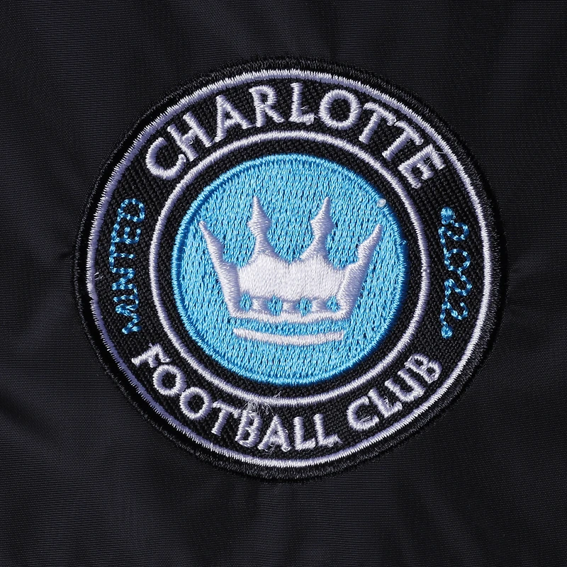 Women's The Wild Collective Black Charlotte FC Anthem Full-Zip Jacket