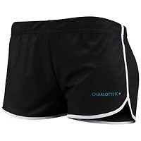 Women's ZooZatz Black Charlotte FC Mesh Shorts