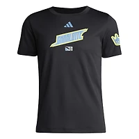 Youth adidas Black Charlotte FC 2025 Archive Collection Jersey Hook T-Shirt