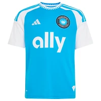 Youth adidas Blue Charlotte FC 2026 Carolina Kit: Crowns Up Replica Jersey