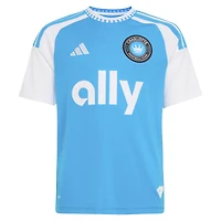 Youth adidas Pep Biel Blue Charlotte FC 2026 Carolina Kit: Crowns Up Replica Jersey