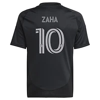 Youth adidas Wilfried Zaha Black Charlotte FC 2025 Fortress Kit Replica Player Jersey