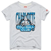 T-shirt gris pour jeunes Hommage Charlotte FC MLS x Peanuts Snoopy Graphic Tri-Blend