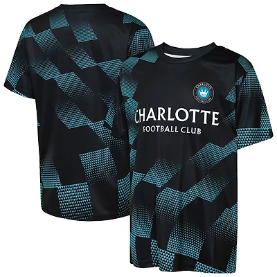 Youth Outerstuff Black Charlotte FC Sheer Thrill T-Shirt