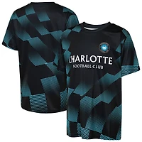Youth Outerstuff  Black Charlotte FC Sheer Thrill T-Shirt
