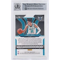 Carte de recrue 10 authentifiée signée par les fans de Beckett, Panini Prizm #278 2020-21 des Charlotte Hornets de LaMelo Ball