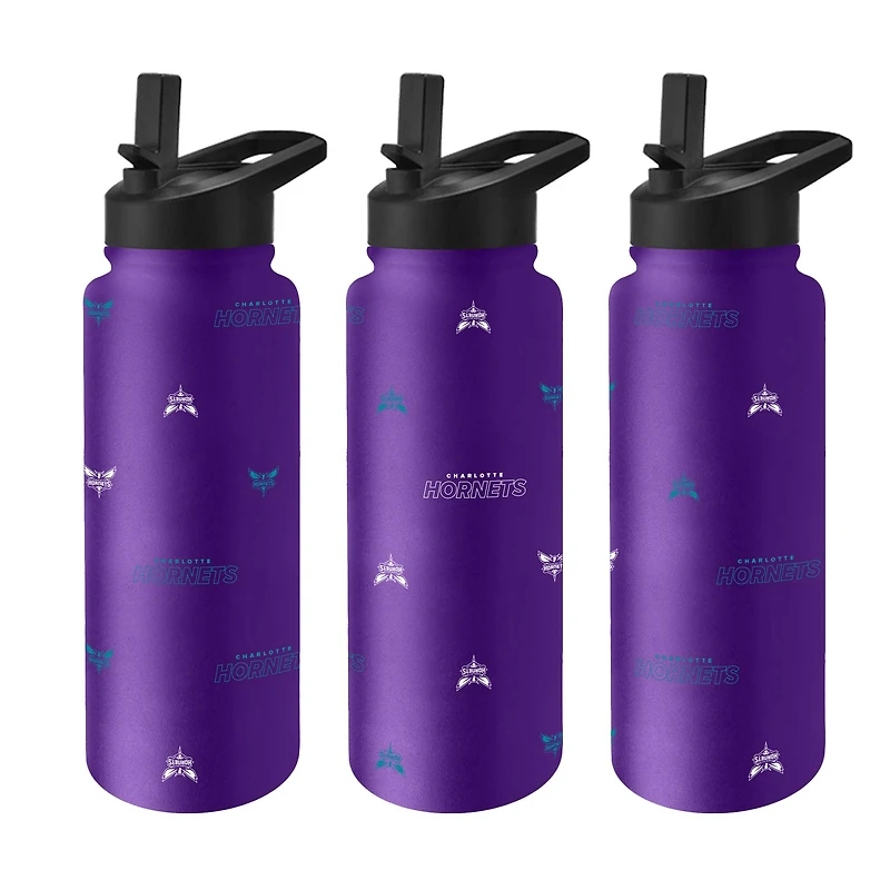 Logo Brands Charlotte Hornets 34oz. Steep and Repeat Quencher Bottle