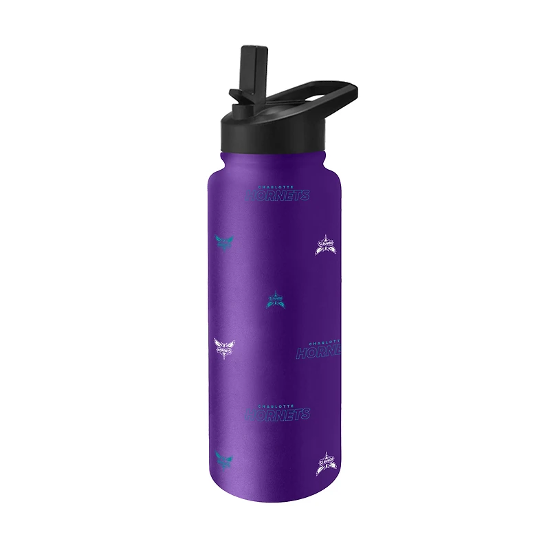 Logo Brands Charlotte Hornets 34oz. Steep and Repeat Quencher Bottle