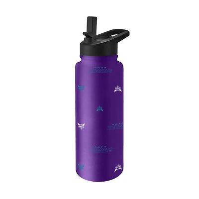Logo Brands Charlotte Hornets 34oz. Steep and Repeat Quencher Bottle