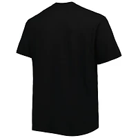 T-shirt noir Charlotte Hornets Big & Tall Heart Soul pour homme