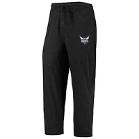 Ensemble de nuit pour homme Concepts Sport noir/bleu sarcelle Charlotte Hornets, haut à manches longues et pantalon