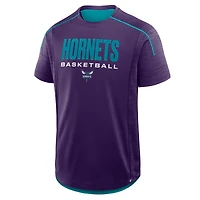 Men's Fanatics Purple Charlotte Hornets Inbound Pass Play Practice T-Shirt