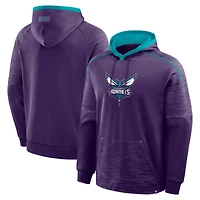 Men's Fanatics Purple Charlotte Hornets Pick & Roll Defender Pullover Hoodie