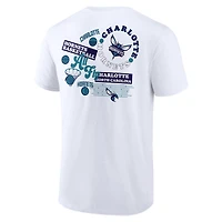 Men's Fanatics White Charlotte Hornets Street Collective T-Shirt