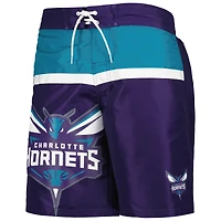 Men's G-III Sports by Carl Banks Purple Charlotte Hornets Sea Wind Swim Trunks