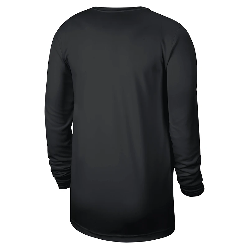Men's Jordan Brand Black Charlotte Hornets 2024/25 Legend On-Court Practice Long Sleeve T-Shirt
