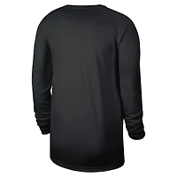 Men's Jordan Brand Black Charlotte Hornets 2024/25 Legend On-Court Practice Long Sleeve T-Shirt