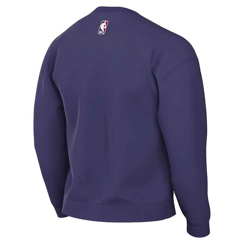 Sweat-shirt Jordan Brand violet Charlotte Hornets Statement Edition pour homme