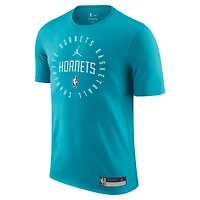 T-shirt Jordan Brand Teal Charlotte Hornets 2024/25 Legend pour homme entraînement sur le terrain
