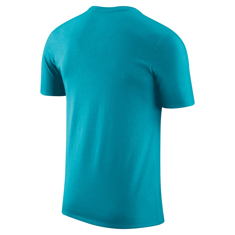 T-shirt Jordan Brand Teal Charlotte Hornets 2024/25 Legend pour homme entraînement sur le terrain