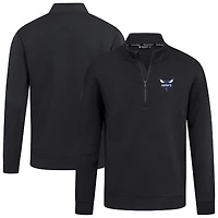 Pull noir à fermeture éclair quart de tour pour homme Levelwear Charlotte Hornets Accolade Cushion