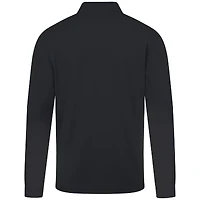 Men's Levelwear Black Charlotte Hornets Heron Quarter-Zip Top