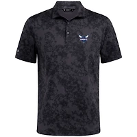 Polo noir Charlotte Hornets Whisper pour homme Levelwear