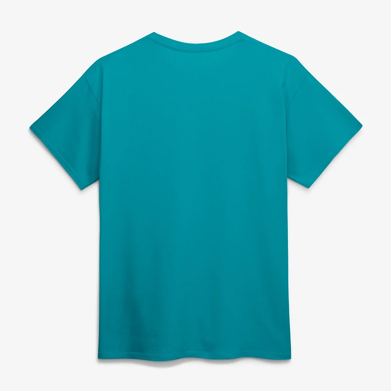 Men's Logo Athletic Teal Charlotte Hornets Wordmark T-Shirt