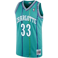 Maillot Swingman Mitchell & Ness Alonzo Mourning Charlotte Hornets 1992/93 Hardwood Classics pour hommes