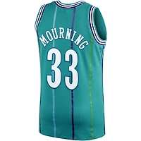 Maillot Swingman Mitchell & Ness Alonzo Mourning Charlotte Hornets 1992/93 Hardwood Classics pour hommes